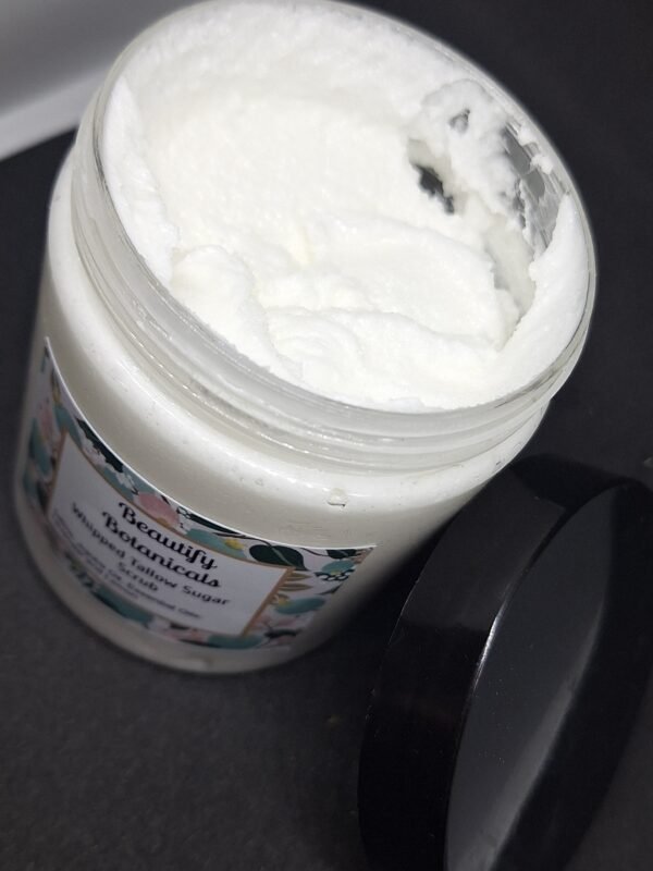 Whipped Tallow Sugar Scrub 8oz Lavender Lemon