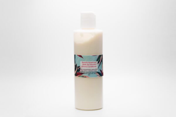 Sleek and Smooth Coconut Hair Conditioner 8oz. Geranium and Grapefruit