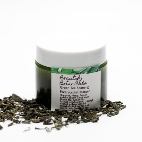 _MG_0955 Green Tea Foaming Facial Scrub/ Cleanser 2oz
