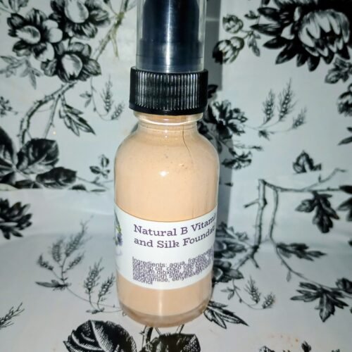 Natural B Vitamin and Silk Liquid Foundation-CHOOSE COLOR