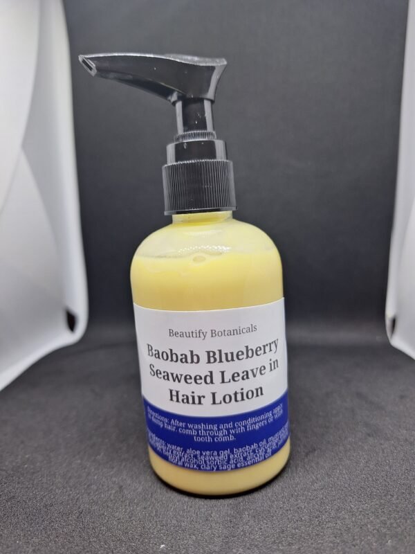 Baobab Blueberry Seaweed Leave in Hair Lotion 4oz