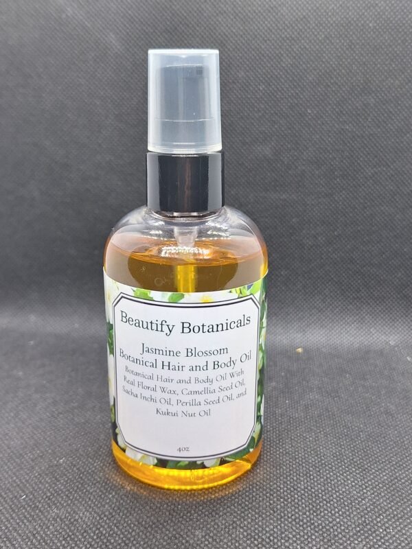 Jasmine Blossom Botanical Hair and Body Oil 4oz