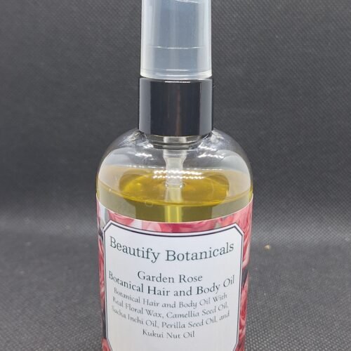 Garden Rose Botanical Hair and Body Oil 4oz