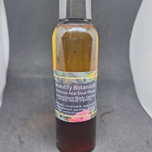 Hibiscus Acai Dual Phase Antioxidant Body Serum 4oz