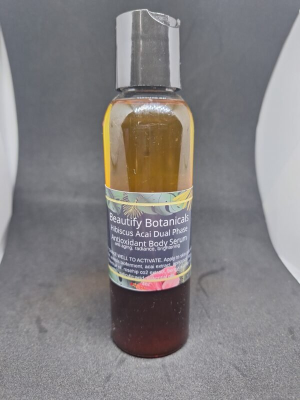 Hibiscus Acai Dual Phase Antioxidant Body Serum 4oz