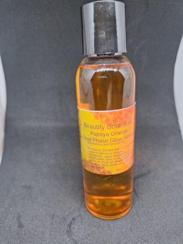 Papaya Orange Dual Phase Glow Serum 4oz