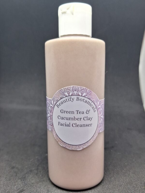Green Tea & Cucumber Clay Facial Cleanser 4oz