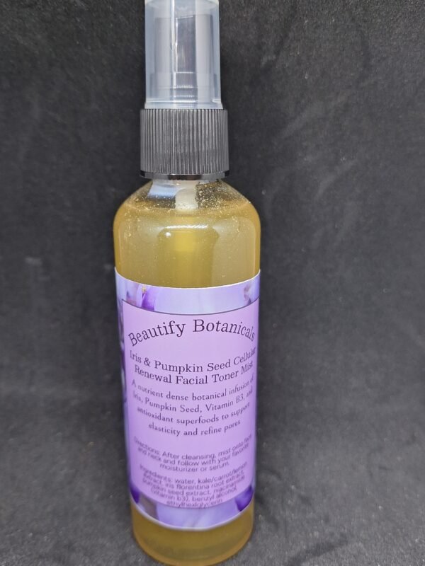 Iris & Pumpkin Seed Cellular Renewal Facial Toner Mist 4oz